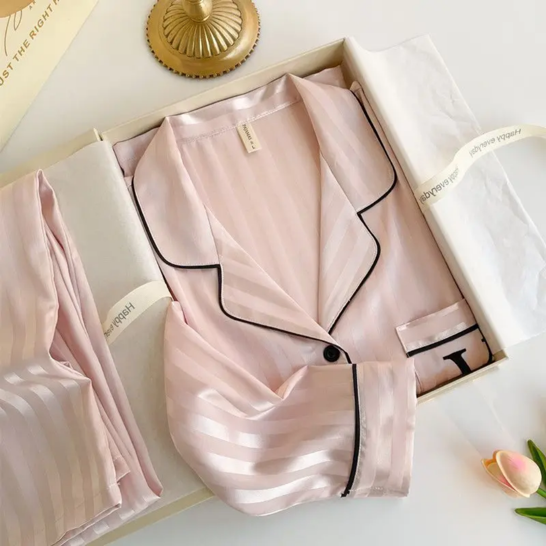 Victoria’s Peach Stripe Pajamas