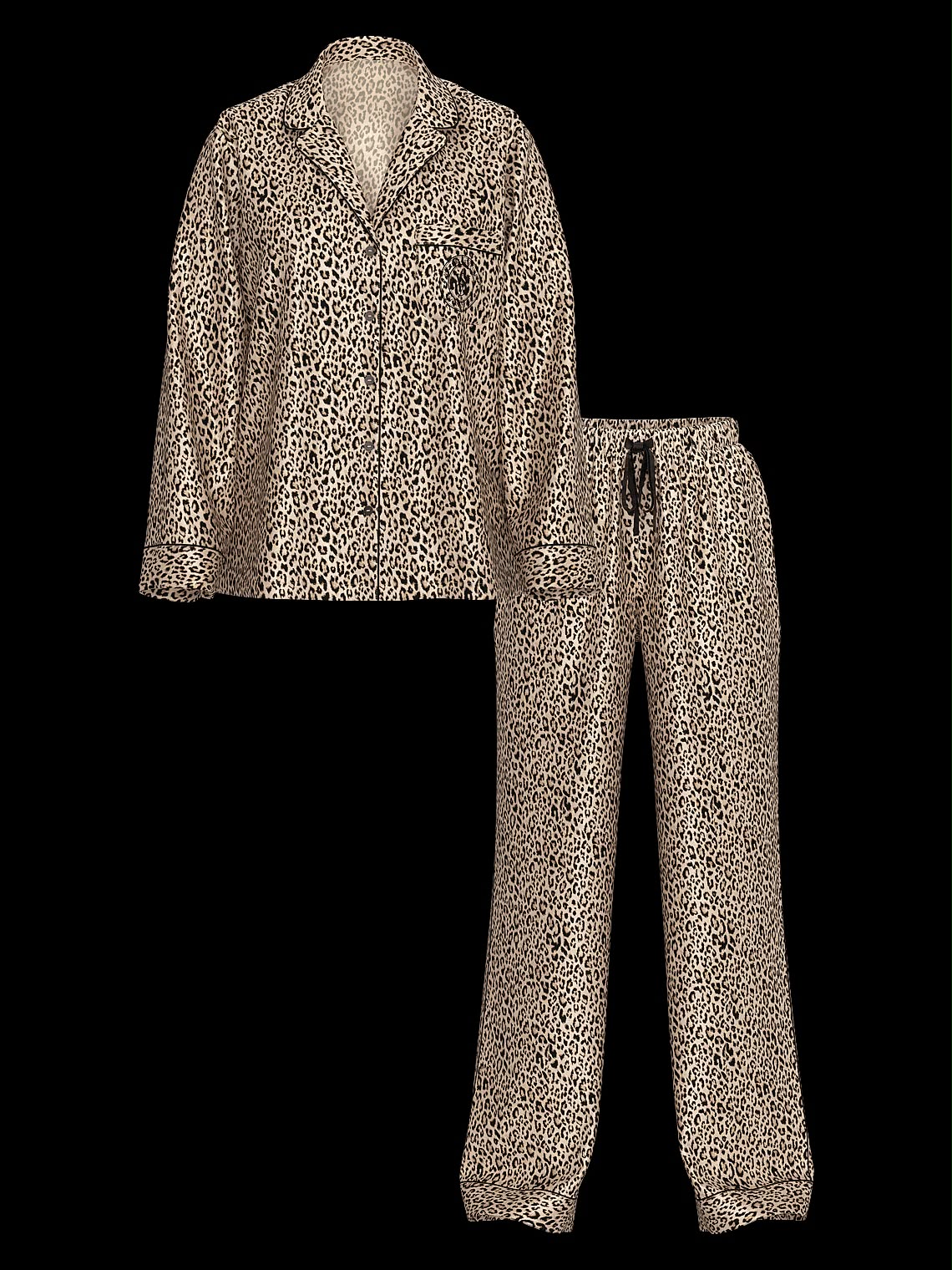 Signature Satin Long Pajama Set