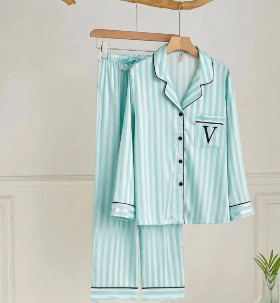 Victoria’s Sky Striped Pajamas