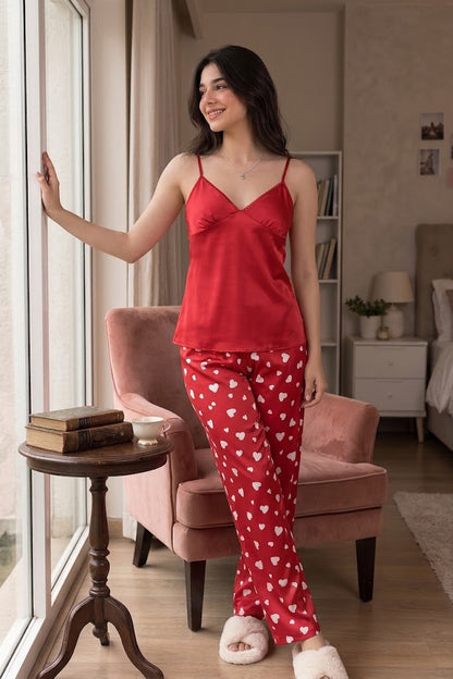 Chic Lumi 5-Piece Heart Pajamas