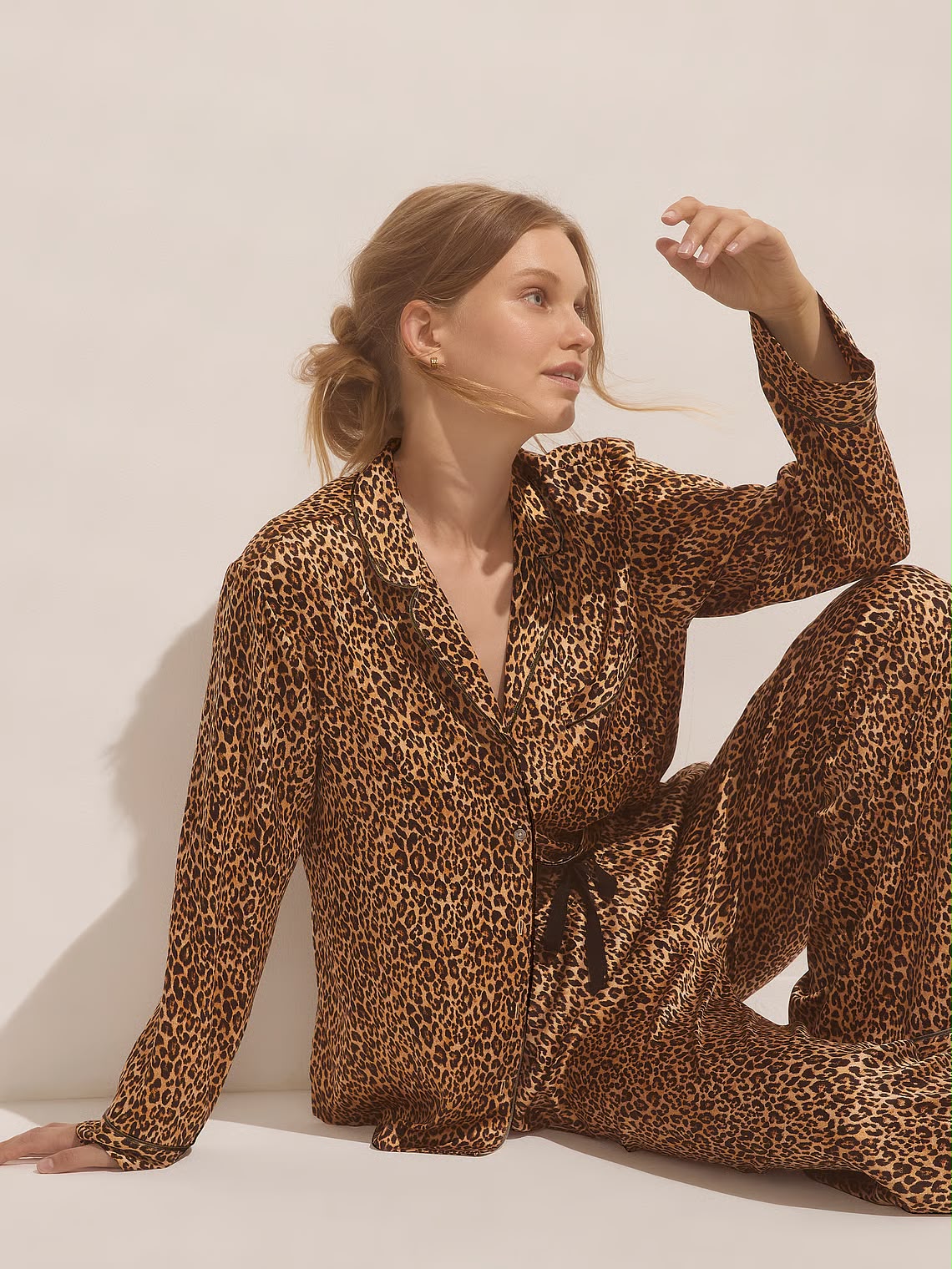Signature Satin Long Pajama Set