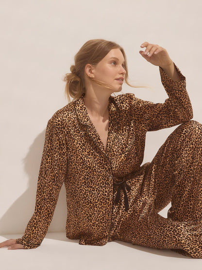 Signature Satin Long Pajama Set