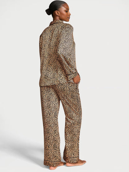 Signature Satin Long Pajama Set