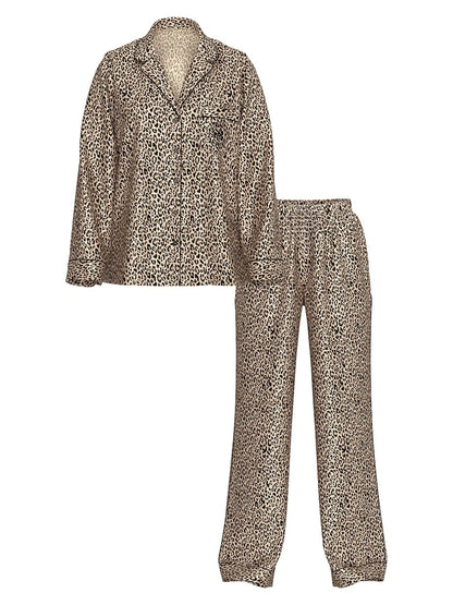 Signature Satin Long Pajama Set